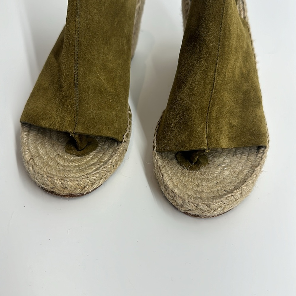 CELINE WEDGE ESPADRILLE SANDALS - Picture 3 of 14